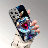 Electroplated Tempered Glass Lens Protection Case For iPhone