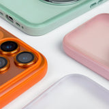 Skin-feel Magnetic Bracket Slide Case For iPhone