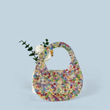 Light luxury high-quality hand-made beaded mini bead bag sparkling hand-held banquet bag