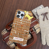 Flannel woolen 3D puppy Case for iPhone