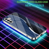 Wood Grain Curve Pattern Phone Case For Samsung