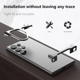 Irregular Metal Bumper Aluminum Cooling Shockproof Case For Samsung