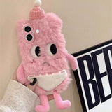 Cute Pink 3D soft Case For iPhone