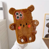 Cute Bear Autumn Winter Cases For Samsung