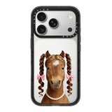 Fun Emoji Pony Magnetic Phone Case For iPhone