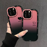 Gradient Matte Case for iPhone – LOVE YOU & LUCKY Smiley Designs