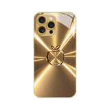 Aurora Dazzle Apple Pattern Hard Case for iPhone