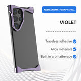 Irregular Metal Bumper Aluminum Cooling Shockproof Case For Samsung
