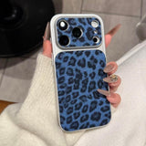 Premium instant glitter leopard print case for iPhone