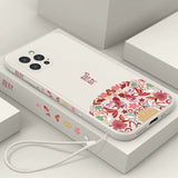 Chinese Style Liquid Ultra-thin Silicone Case for iPhone