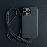 Genuine Leather with Lanyard Case For iphone