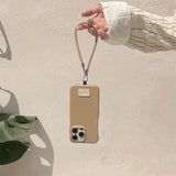 Premium texture solid color leather Case for iPhone