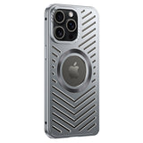 Breathable All-metal snap-lock magnetic case for iPhone