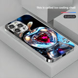 Electroplated Tempered Glass Lens Protection Case For iPhone