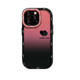 Gradient Matte Case for iPhone – LOVE YOU & LUCKY Smiley Designs