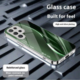 New Gradient Line Electroplated Shockproof Phone Case For Samsung