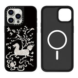 Mother-of-pearl style mirror-finish phone case For iPhone