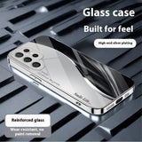 New Gradient Line Electroplated Shockproof Phone Case For Samsung