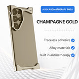 Irregular Metal Bumper Aluminum Cooling Shockproof Case For Samsung