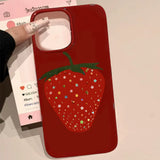Sparkling Strawberry Soft Case for iPhone