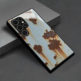 Old Rust Texture Tempered Glass Phone Case for Samsung