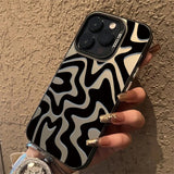 Luxury Hot Black Water Ripple Case for IPhone