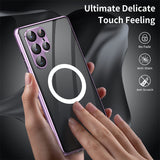 HD Magnetic frosted back Case for Sumsung