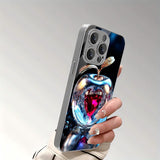 Electroplated Tempered Glass Lens Protection Case For iPhone