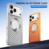 Breathable All-metal snap-lock magnetic case for iPhone