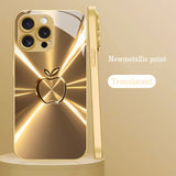 Aurora Dazzle Apple Pattern Hard Case for iPhone