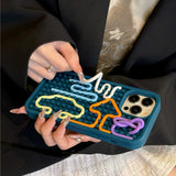 Personalized creative DIY puzzle decompression puzzle board Case for iPhone