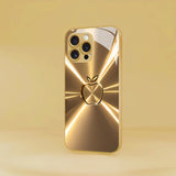 Aurora Dazzle Apple Pattern Hard Case for iPhone