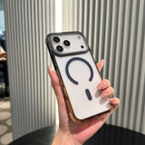 Gradient Clear Magnetic Phone Case For iPhone