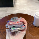 Butterfly rhinestone glitter soft case For iPhone