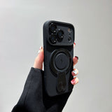 Full-Cover Magnetic Stand holder Design Case For iPhone