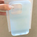 Translucent Matte Macaroon Color Soft Case For iphone