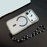 Magnetic Lanyard Shockproof Case for iPhone