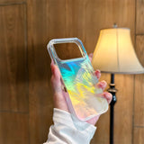 Feather-colored Gradient Magnetic Phone Case for IPhone