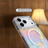 Feather-colored Gradient Magnetic Phone Case for IPhone