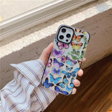 ins style colorful butterfly case for iphone