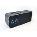 Retro Bluetooth Speaker with Radio Wireless Charging Bluetooth Speaker TF Card Clock Outdoor Speaker