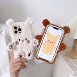 Cute Bear Autumn Winter Cases For Samsung