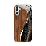 Wood Grain Curve Pattern Phone Case For Samsung