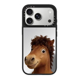 Fun Emoji Pony Magnetic Phone Case For iPhone