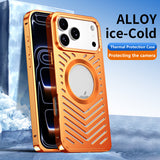 Breathable All-metal snap-lock magnetic case for iPhone