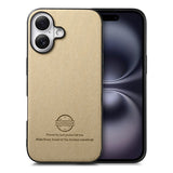 Plain Leather Cloth Case For iPhone