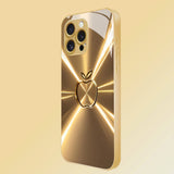Aurora Dazzle Apple Pattern Hard Case for iPhone