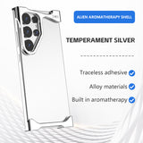 Irregular Metal Bumper Aluminum Cooling Shockproof Case For Samsung