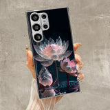 lotus-themed shockproof Case for Samsung