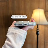 Feather-colored Gradient Magnetic Phone Case for IPhone